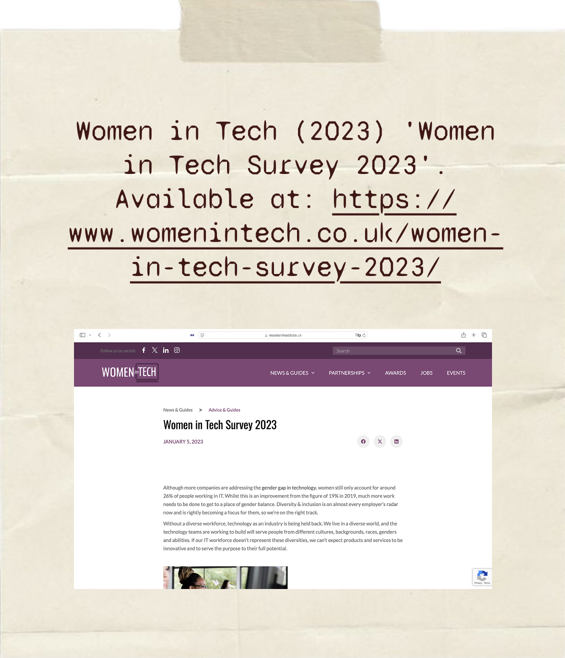 Glitch feminism illustration